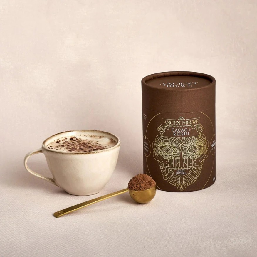 CACAO + REISHI Suplemento en polvo, Ancient and Brave