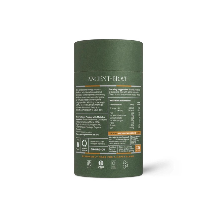 MATCHA+COLLAGEN Suplemt. en polvo. Ancient and Brave